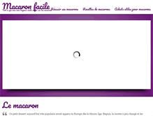 Tablet Screenshot of macaron-facile.com